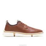 couro conhaque bennet bico liso oxford homens Hush Puppies Oxford ZZ6R283