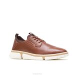 couro conhaque bennet bico liso oxford homens Hush Puppies Oxford ZZ6R283 - Image 4