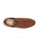 couro conhaque bennet bico liso oxford homens Hush Puppies Oxford ZZ6R283 - Image 7