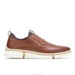 couro conhaque Bennet ponta de asa oxford homens Hush Puppies Oxford ZZ6R282 - Image 2