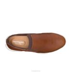 couro conhaque bennet sapatilha sem salto homens Hush Puppies Oxford ZZ6R300 - Image 6