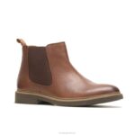 couro conhaque bota chelsea detroit homens Hush Puppies bota ZZ6R270 - Image 3