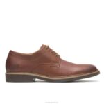 couro conhaque dedo do pé liso detroit oxford homens Hush Puppies Oxford ZZ6R295 - Image 2