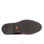 couro conhaque dedo do pé liso detroit oxford homens Hush Puppies Oxford ZZ6R295 - Image 5