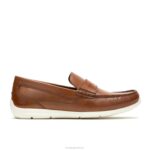 couro conhaque mocassim juliano homens Hush Puppies mocassim ZZ6R305 - Image 2