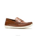 couro conhaque mocassim juliano homens Hush Puppies mocassim ZZ6R305 - Image 4