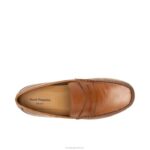 couro conhaque mocassim juliano homens Hush Puppies mocassim ZZ6R305 - Image 7
