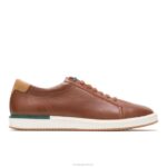couro conhaque sapatilha de saúde homens Hush Puppies tênis ZZ6R324 - Image 2