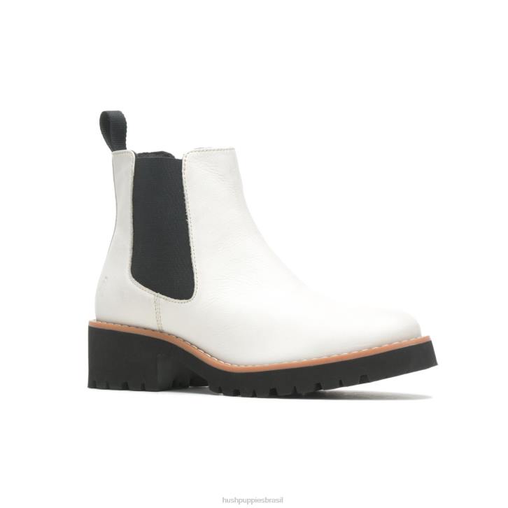 couro creme de baunilha bota amelia chelsea mulheres Hush Puppies bota ZZ6R160 - Image 3