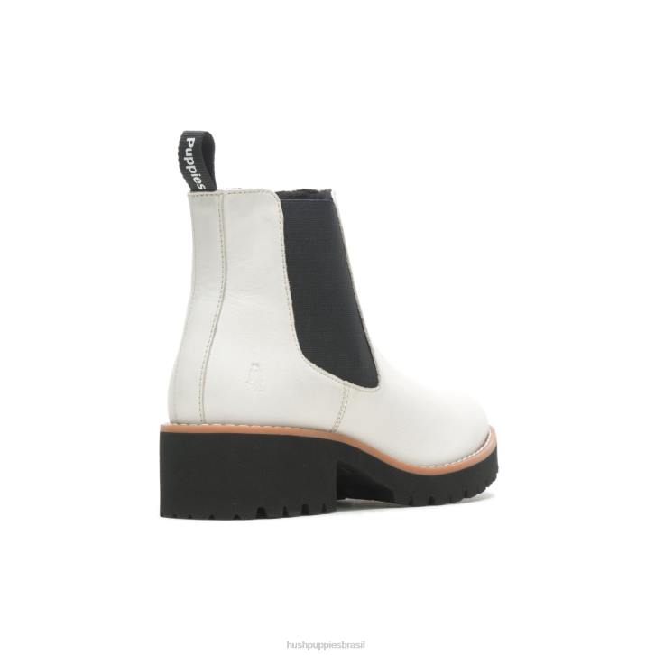 couro creme de baunilha bota amelia chelsea mulheres Hush Puppies bota ZZ6R160 - Image 4