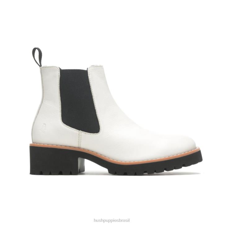 couro creme de baunilha bota amelia chelsea mulheres Hush Puppies bota ZZ6R160 - Image 1