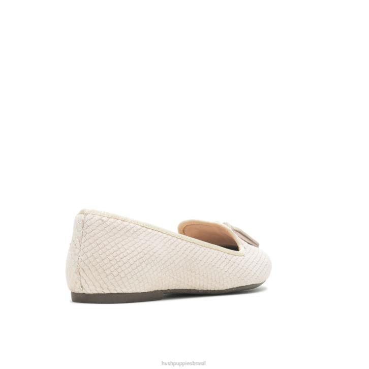 couro de cobra gemada sapatilha sadie com borlas mulheres Hush Puppies escorregar em ZZ6R98 - Image 4