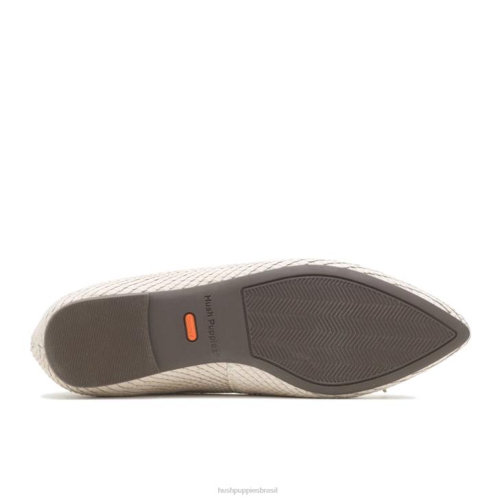 couro de cobra gemada sapatilha sadie com borlas mulheres Hush Puppies escorregar em ZZ6R98 - Image 5