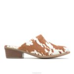 couro de impressão de vaca mula siena mulheres Hush Puppies salto ZZ6R92 - Image 2