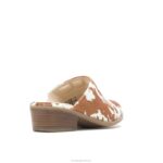 couro de impressão de vaca mula siena mulheres Hush Puppies salto ZZ6R92 - Image 5