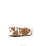 couro de impressão de vaca ponta avelã plana mulheres Hush Puppies sapatos rasos ZZ6R70 - Image 5