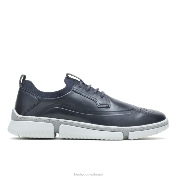 couro marinho Bennet ponta de asa oxford homens Hush Puppies Oxford ZZ6R298 - Image 1