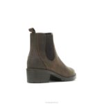 Couro Marrom bota chelsea hadley mulheres Hush Puppies bota ZZ6R152 - Image 4