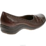couro marrom escuro burlesco mulheres Hush Puppies sapatos casuais ZZ6R234 - Image 4