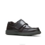 couro marrom escuro gil homens Hush Puppies sapatos de caminhada ZZ6R356 - Image 3