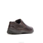 couro marrom escuro lunar ii homens Hush Puppies mocassim ZZ6R349 - Image 4