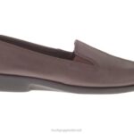 couro marrom escuro paraíso mulheres Hush Puppies sapatos casuais ZZ6R227