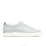 couro perf cinza vapor sapatilha sabine mulheres Hush Puppies tênis ZZ6R141 - Image 2