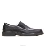 couro preto aproveitar homens Hush Puppies mocassim ZZ6R346 - Image 2