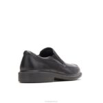 couro preto aproveitar homens Hush Puppies mocassim ZZ6R346 - Image 4