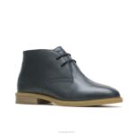 couro preto bailey chukka 2 mulheres Hush Puppies bota ZZ6R200 - Image 4