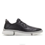 couro preto bennet bico liso oxford homens Hush Puppies Oxford ZZ6R297 - Image 2