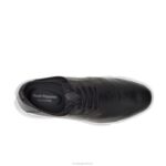 couro preto bennet bico liso oxford homens Hush Puppies Oxford ZZ6R297 - Image 6