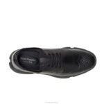 couro preto Bennet ponta de asa oxford homens Hush Puppies Oxford ZZ6R299 - Image 6
