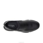 couro preto bennet sapatilha sem salto homens Hush Puppies Oxford ZZ6R284 - Image 7