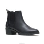 couro preto bota chelsea hadley mulheres Hush Puppies bota ZZ6R181 - Image 3