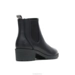 couro preto bota chelsea hadley mulheres Hush Puppies bota ZZ6R181 - Image 4