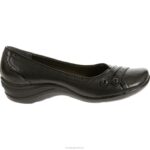 couro preto burlesco mulheres Hush Puppies sapatos casuais ZZ6R233 - Image 2