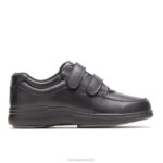 couro preto caminhante poderoso ii mulheres Hush Puppies sapatos de caminhada ZZ6R230