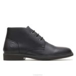 couro preto chukka detroit homens Hush Puppies bota ZZ6R272 - Image 2