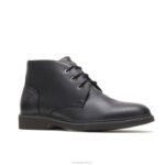 couro preto chukka detroit homens Hush Puppies bota ZZ6R272 - Image 3