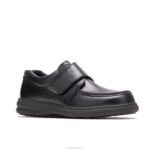 couro preto gil homens Hush Puppies sapatos de caminhada ZZ6R358 - Image 3