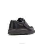 couro preto gil homens Hush Puppies sapatos de caminhada ZZ6R358 - Image 4
