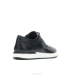 couro preto Heath Wing Tip Oxford homens Hush Puppies Oxford ZZ6R303 - Image 4