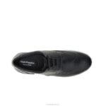 couro preto Heath Wing Tip Oxford homens Hush Puppies Oxford ZZ6R303 - Image 6