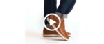 couro preto Heath Wing Tip Oxford homens Hush Puppies Oxford ZZ6R303 - Image 7