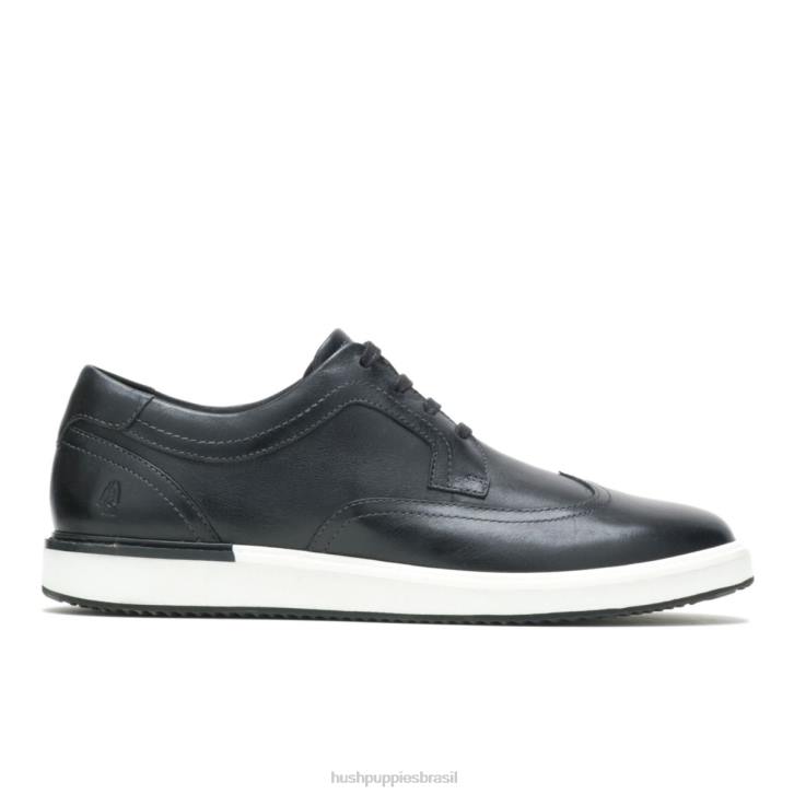 couro_preto_heath_wing_tip_oxford_homens_hush_puppies_oxford_zz6r303.jpg couro preto Heath Wing Tip Oxford homens Hush Puppies Oxford ZZ6R303 - Image 1