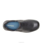 couro preto lunar ii homens Hush Puppies mocassim ZZ6R348 - Image 6