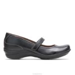 couro preto mary jane épica mulheres Hush Puppies sapatos casuais ZZ6R228 - Image 2