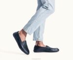 couro preto mocassim finley homens Hush Puppies mocassim ZZ6R315 - Image 3