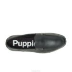couro preto mocassim finley homens Hush Puppies mocassim ZZ6R315 - Image 7